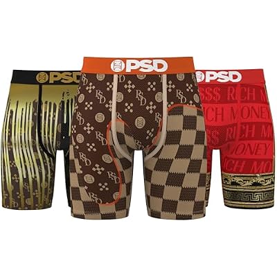 PSD Mens Standard Length Boxer Brief 3-pack