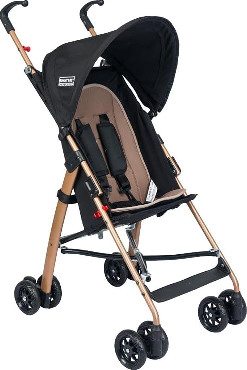 TommyBaby Pratik Baston Puset Bebek Arabası Siyah