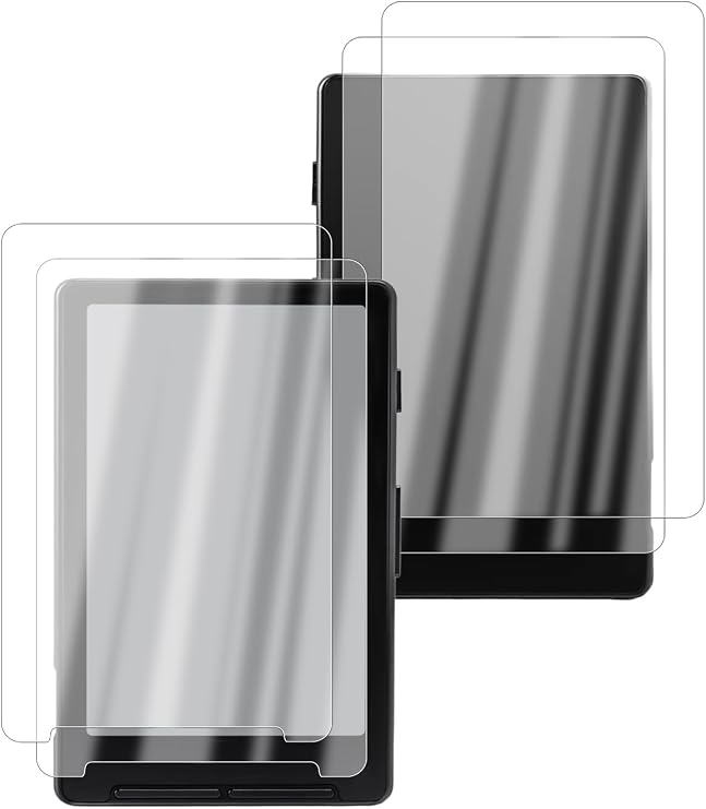 4 Pack for XTEINK X4 (4.3 Inch) E-Book Reader Screen protector + backing film Anti-Scratch High-Clarity Flexible Screen Protection, Bubble-Free, HD Transparent Protective Soft Film.