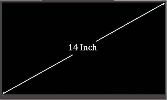 14.0" LAPTOP IPS SCREEN PANEL COMPATIBLE FOR INNOLUX N140HCN-E5B REV.C3 LED LCD ON-CELL TOUCH DISPLAY MONITOR FHD 40 PINS 1920x1080 NO BRACKETS MATTE