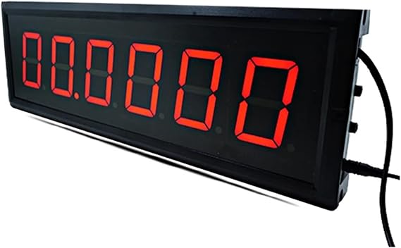 3 インチジム時計タイマー 6 桁 Led デジタルディスプレイストップウォッチカウントダウン時計スポーツ用リモコン付き 会議/教室用