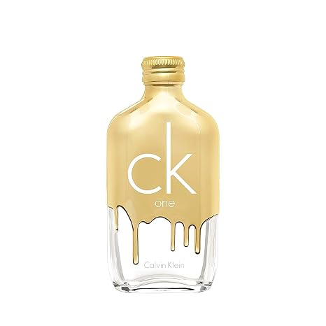 Calvin Klein CK One Gold Eau de Toilette Woody Unisex Cologne With Notes of Bergamot, Fig, Neroli & Guaiac Wood Long Lasting Fragrance