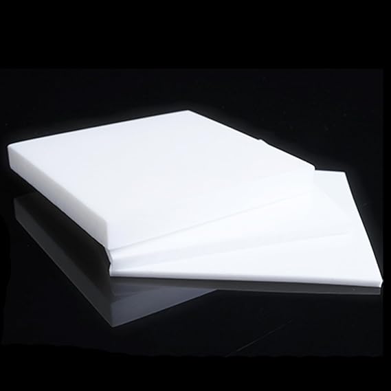 PTFE Polytetrafluoroethylene Sheet, Plastic Sheet, PTFE Lining, Teflon Sheet, PTFE Sheet, 200×200 Mm, Thickness 0.5-25 Mm,10mm 1Pc