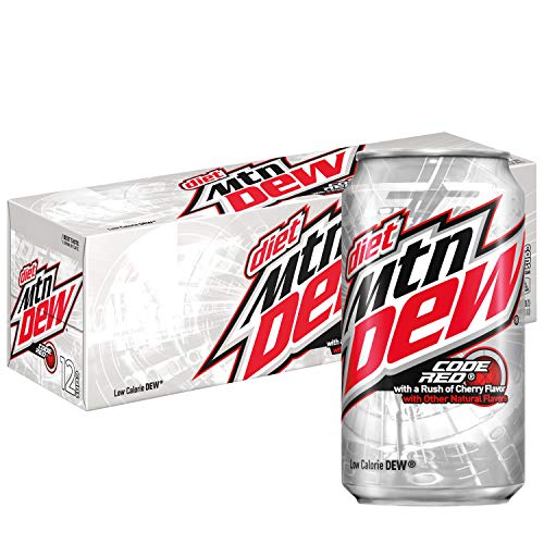 Diet Mountain Dew Code Red Cans Code Red 12 count, 12 oz each