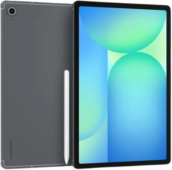 Samsung Galaxy Tab S10 FE w/S-Pen | 128GB, 8GB RAM, Wi-Fi ONLY | 10.9" LCD, WiFi 6E Android 15 Tablet, 4K Camera | International Model X520 | 25W Fast Charger Bundle Gray