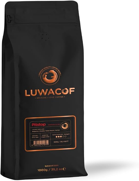 Luwacof Pitstop Espresso Blend Kahve (Çekirdek) 1000 Gr