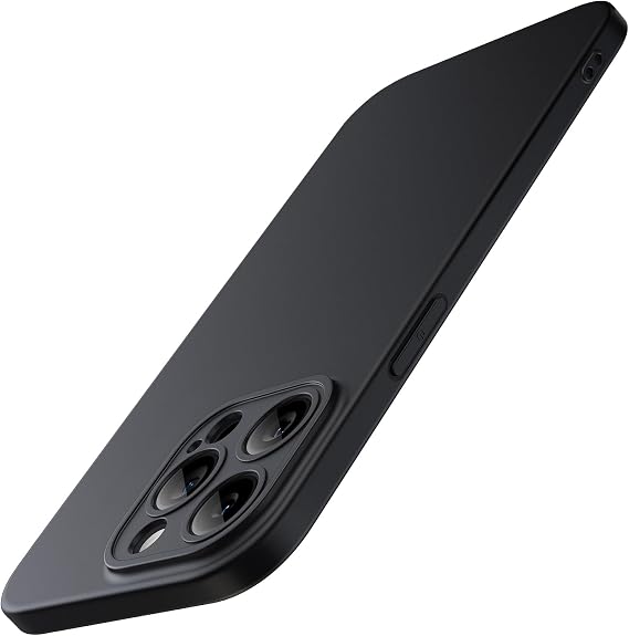 JETech Slim Case for iPhone 15 Pro Max, Black Titanium