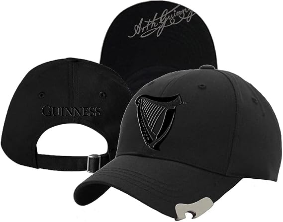 Guinness Men's Baseball Cap, Black, osz