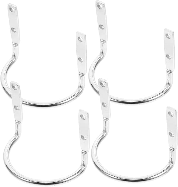 4pcs Heavy Duty Hammer Holder Tool Hook Mallet and Tool Belt Hangers for Wall Mount Storage Hardware for Organizing