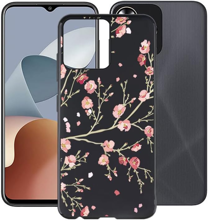 for ZTE Axon 50 Lite 6.60 Case, Soft Silicone Bumper Shell Black Flexible Rubber Phone Protective Cases TPU Cover for ZTE Axon 50 Lite - WM84