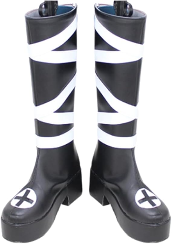 Chrollo Lucilfer Shoes Cosplay Boots Custom Made Anime Halloween W4851