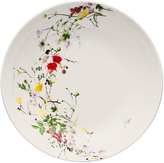 Rosenthal Brillance Fleurs Sauvages Soup Coupe Plate 8 1/4 in