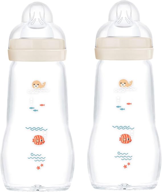 MAM Feel Good 67036720 2 Piece Glass Bottle 260 ml Neutral