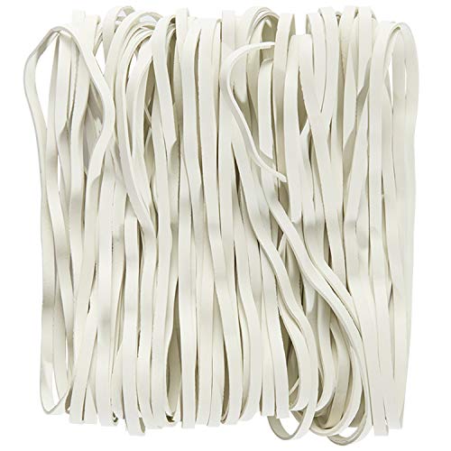 AMUU Rubber Bands 50 Pieces Trash Cans Elastic Bands for Office Supplies File Folders Cat Litter Box Size 8 inches Rubbers Bands Large