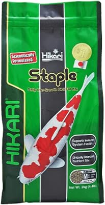 Hikari 4.4-Pound Staple Floating Pellets for Koi and Pond Fish, Medium