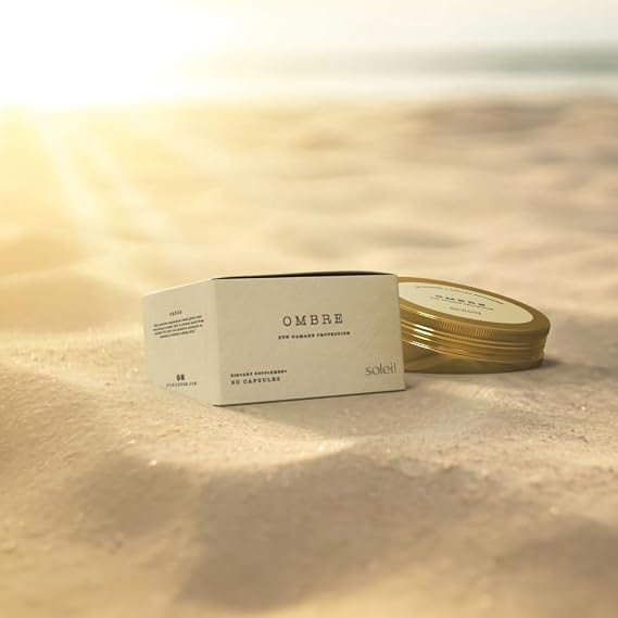 Ombre Sun Protection Supplement - (60 Count) - Shields Against UV Damage, Prevents Hyperpigmentation, Enhances Skin Resilience, Supports DNA Repair