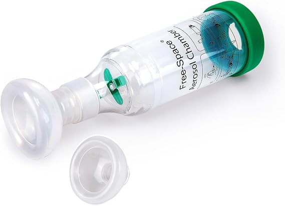 Cat Inhaler Spacer,Specifically Designed for Cats,with Round Shape Silicone Mask,Feline Aerosol Chamber with Breathing Indicator Include 2 Mask for Best Fit (for cat)