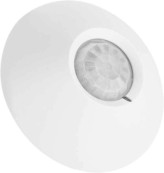 Sonew Pir Motion Sensor, 12V Wired Indoor Top Ceiling Mounted 360 Degree Passive PIR Infrared Motion Detection Sensor Alarm, Low Noise, High Sensitivity, Anti-EMI Binary Pyroelectric Sensors
