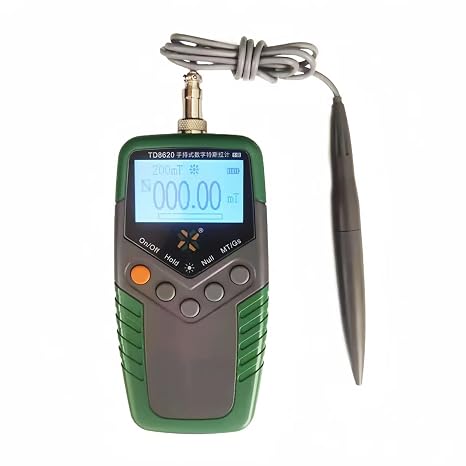 TD8620 Digital Handheld Gaussmeter Permanent Magnet Surface Magnetic Field Gauss Meter High Precision Tesla Meter Tester Accuracy 5%