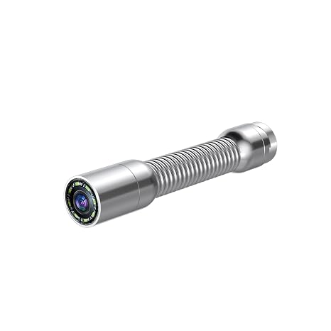 Sanyipace Sewer Inspection Camera Probe, 0.67in/17mm Camera Lens, 8pcs LED Lights, 1000TVL, IP68 Waterproof (ONLY for Sanyipace Sewer Camera, Model: S8417D)