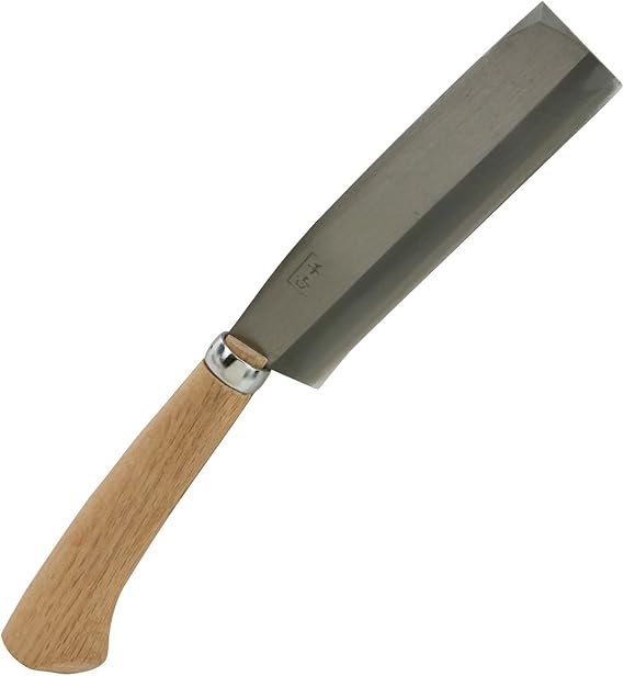 Senkichi SGKN-6OD Gardening Hip Hatchet, Double-edged, 6.5 inches 165 mm, Silver/Black