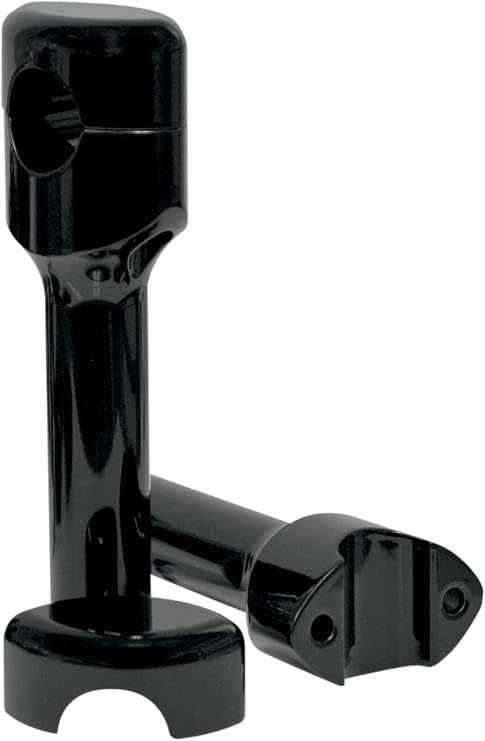 LA Choppers 6" Smooth Black Risers LA-7402-06B