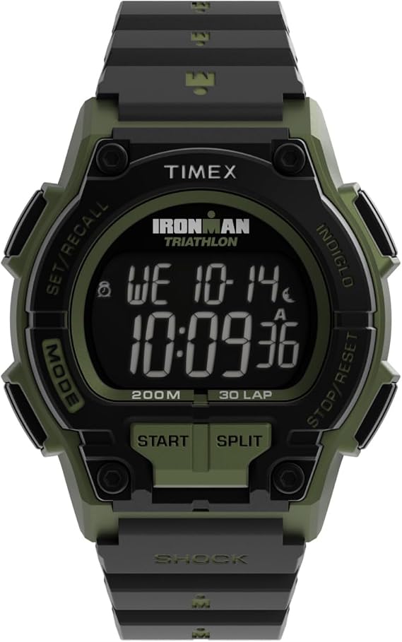 Timex Ironman Classic Men's Digital Quartz Watch with Plastic Strap
