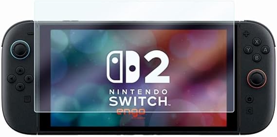 Engo Ekran Koruyucu 9H Parlak Nano Koruma Oyun Konsolu Nintendo Switch 2 7.9 İnç İle Uyumlu