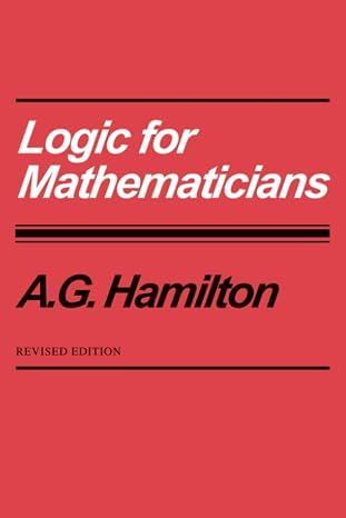 Logic for Mathematicians