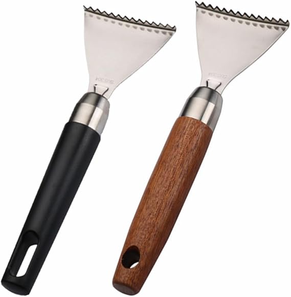2 Pcs Fish Scaler 304 Stainless Steel Fish Scale Remover Efficient Fish Scaler Remover Sturdy Fish Descaler Tool