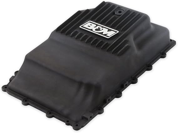 B&M Hi-Tek Deep Sump Transmission Pan, 2 QT Extra Capacity, Better Cooling