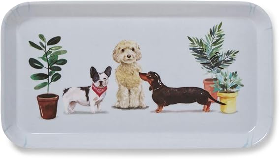 Cooksmart Curious Dogs Small Serving Tray