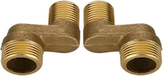 EFARMA Eccentric Male Tap Reducer,3/4 to 1/2 Water Pipe Reducer 2 Pieces 3/4 to 1/2 Reducer Plumbing, B (Color : A) (Color : A, Size : One Size)