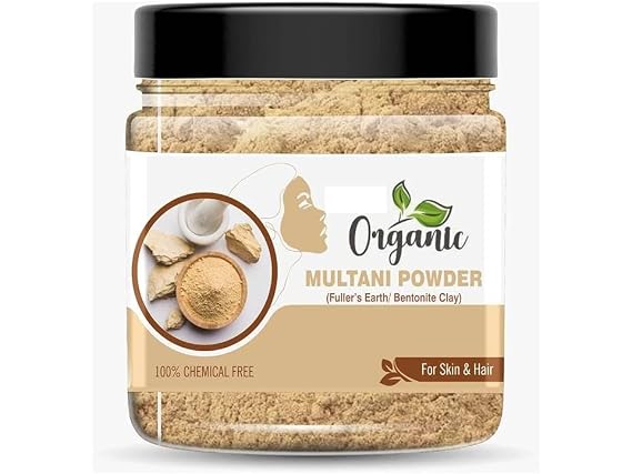 Organic 100% Pure Multani Mitti Powder (Fuller's Earth) (400gm Pack)