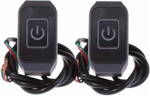 Motorcycle Handlebar Switch Motorcycle Switch Button Handlebar Mount Modified Switch Headlight Horn Control ON/OFF With Display Lamp