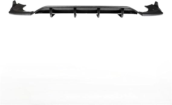 Car Rear Diffuser Bumper For VW For Tiguan MK3 For Line 2024 2025 Euro Model Rear Bumper Lip Spoiler Splitter Diffuser Surround Trim Body Kits Tuning(Carbon Fiber Look)