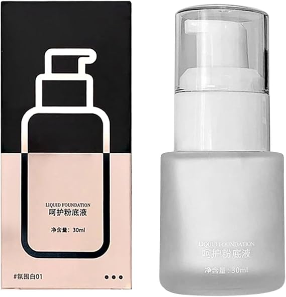 White Foundation Goth Waterproof Matte White Face Liquid Concealer | 30ml Face Makeup Foundation for Cosplay Party Stage Performance School Play Festival Wedding
