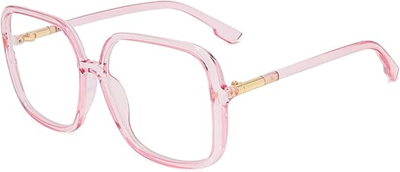 Retro Square Reading Glasses For Women Blue Light Blocking Oversized Eyeglass Frames Large lens