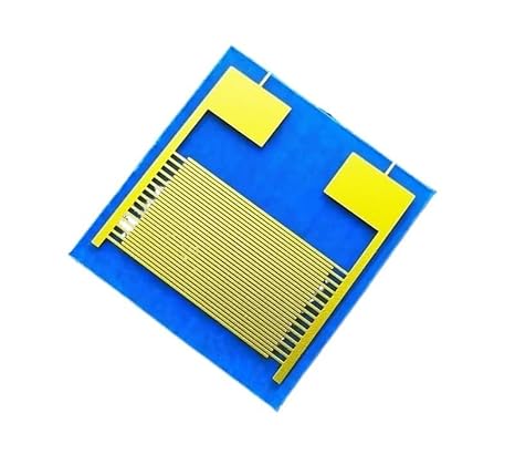 Flexible PET Interdigitated Gold Electrodes IDE for Healthcare Applications Gas Sensors(5PCS)