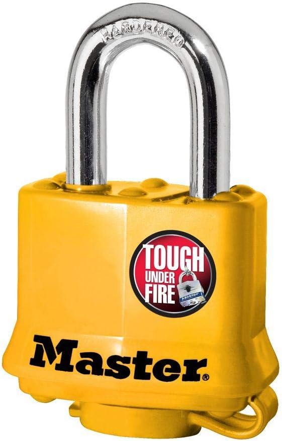 Master Lock 315KA Kapalı Açık Asma Kilit, Anahtarlı, 1 Paket