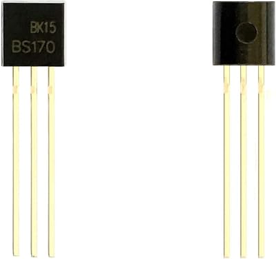 New 20Pcs for BS170 0.5A 60V to-92 N-Channel Enhancement Mode FET MOSFET Transistors BS170G