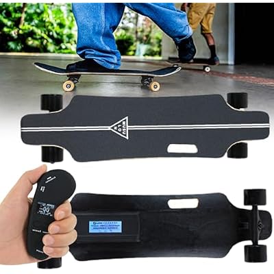 Electric Skateboards - 700w Brushless Hub Motor, 7-Layer Maple Deck, 330lbs Load, Motorized Cruiser Board, 15-30km Range Optional for Teens & Pros