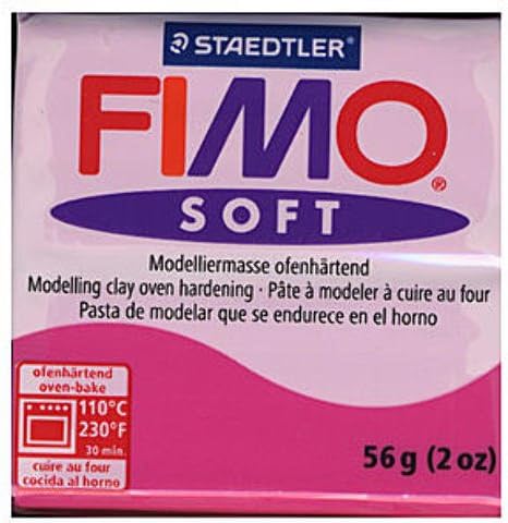 Fimo Soft Polymer Clay 2oz-Raspberry