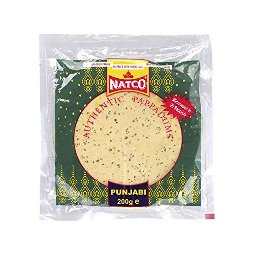 Natco Punjabi Pappadums - 200g - pack of 3