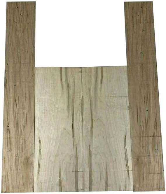 Maple Dreadnought Guitar Back & Side Set in Ambrosia Wood by Exotic Wood Zone