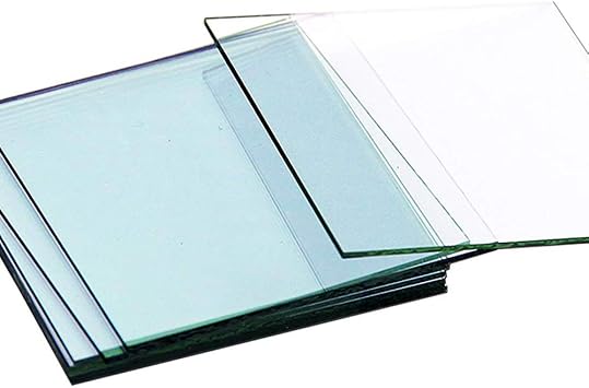 Huanyu ITO Coated Conductive Glass Transparent Indium Tin Oxide Coated Conductive Glass for Lab R&D Use 7/10/15/17 ohm/sq (ITO <7ohm/sq, 1001001.1mm, 12pcs)