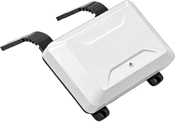 RC Car Side Window Tool Box Simulation Lightweight Luggage Accessory for 1/8 1/10 Climbing Cars, white