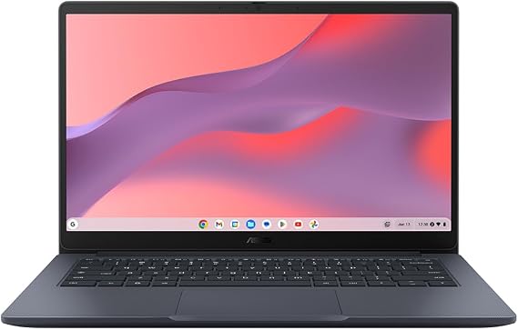 ASUS Chromebook 14 CX1405CTA Laptop | 14.0" Full HD Screen | Intel Celeron N50 Processor | 4GB RAM | 64GB eMMC | Google Chrome OS