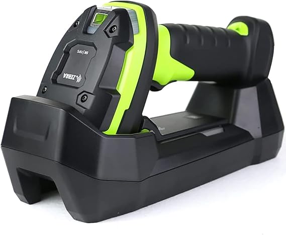 Zebra DS3678-SR Ultra-Rugged Industrial Grade Cordless Barcode Scanner Includes Cradle - Bluetooth, Serial, USB Connectivity - Handheld Standard Range 1D/2D Linear Imager Kit - JTTANDS