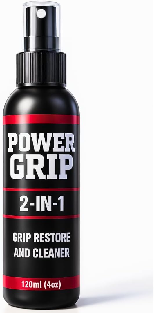 PowerGrip Multi-Sport Grip Restorer + Cleaner for Basketball, Football, Soccer & Goalie Gloves, Golf Grips